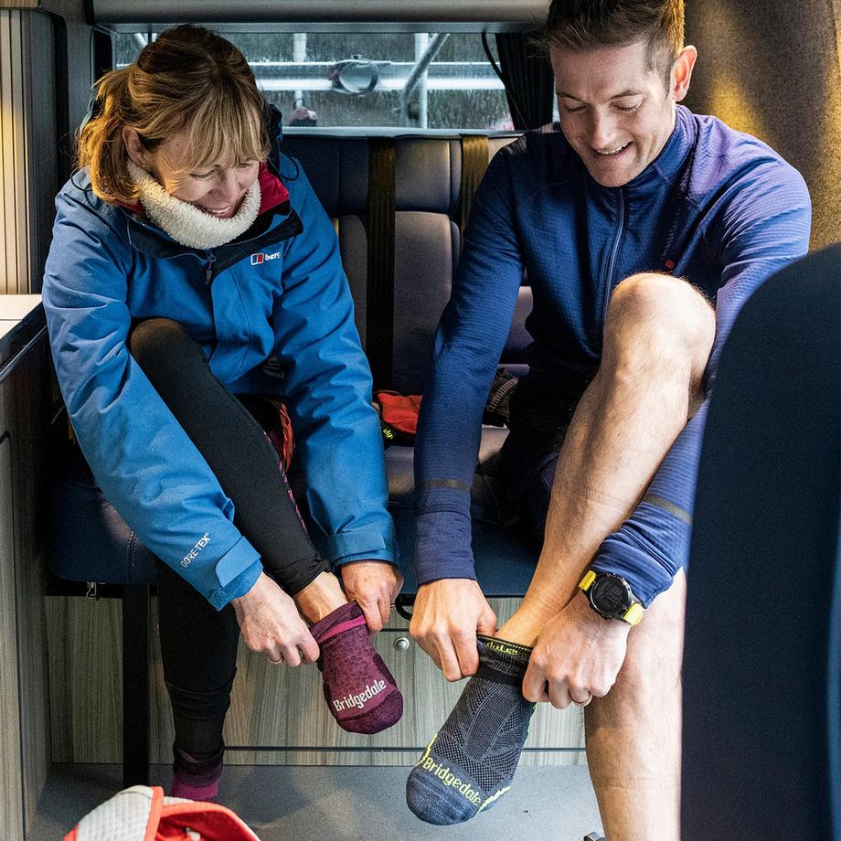 Bridgedale  Chaussettes basses de sport ultralégères en mérinos 