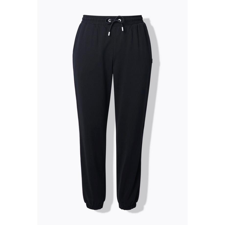 Ulla Popken  Pantalon de jogging, taille et bas de jambe élastiques, passepoil sur les côtés 
