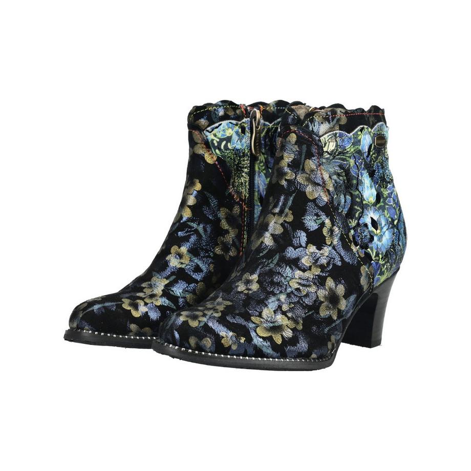 Laura Vita Bottines à Motif Floral  