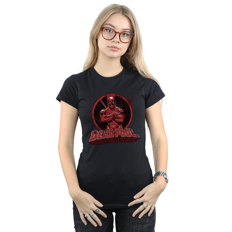 Deadpool Arms Crossed T-Shirt  