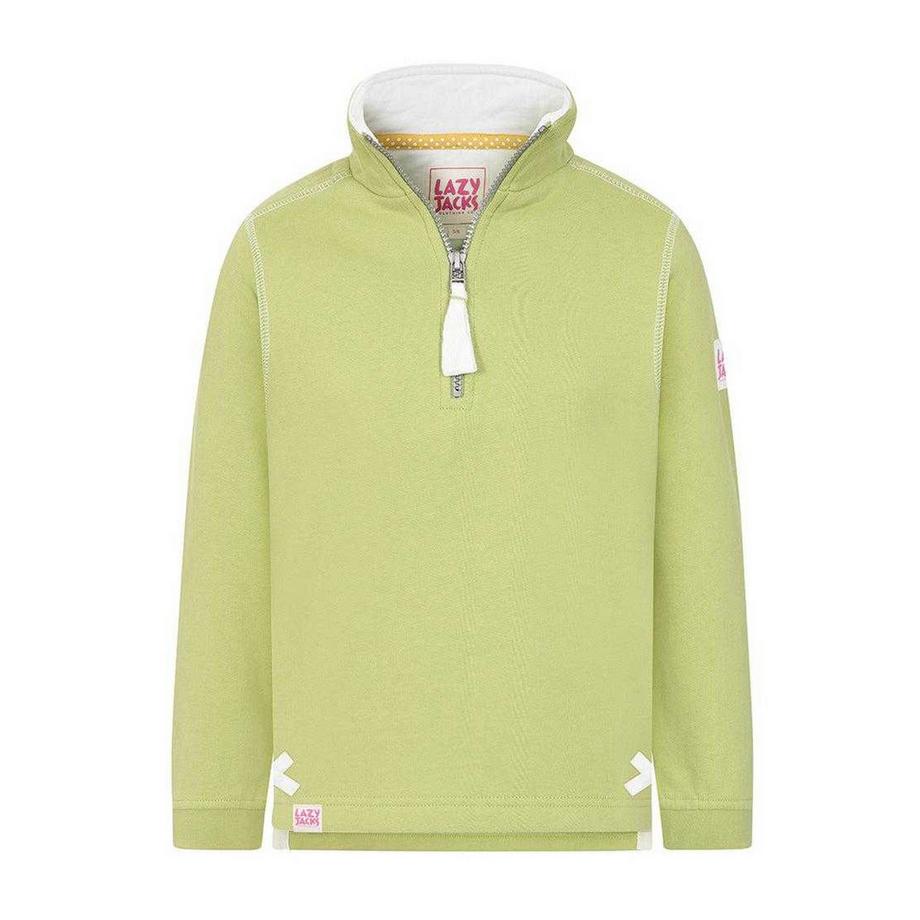 Sweatshirt  ,  mit kurzem Reißverschluss