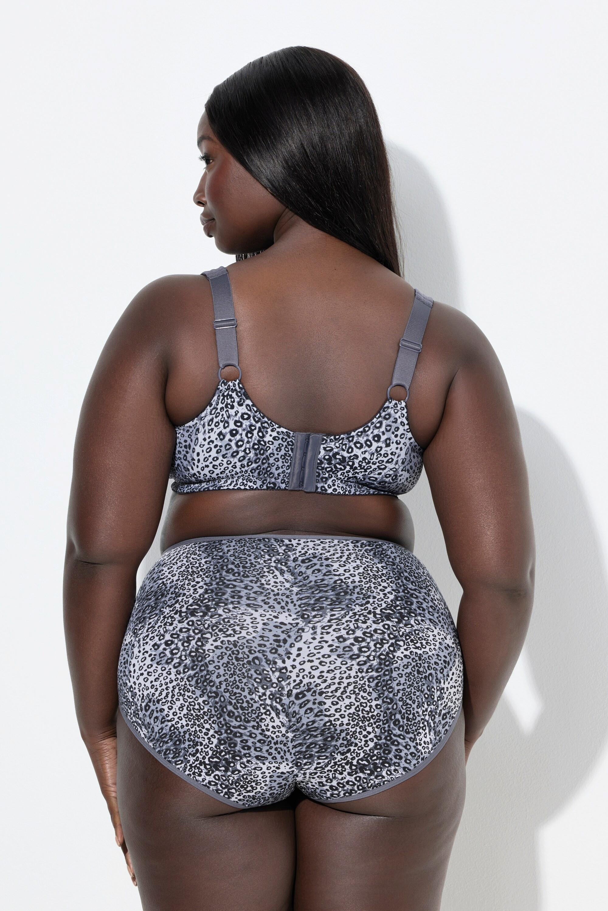 Ulla Popken Soutien-gorge de maintien sans armatures motif animal  