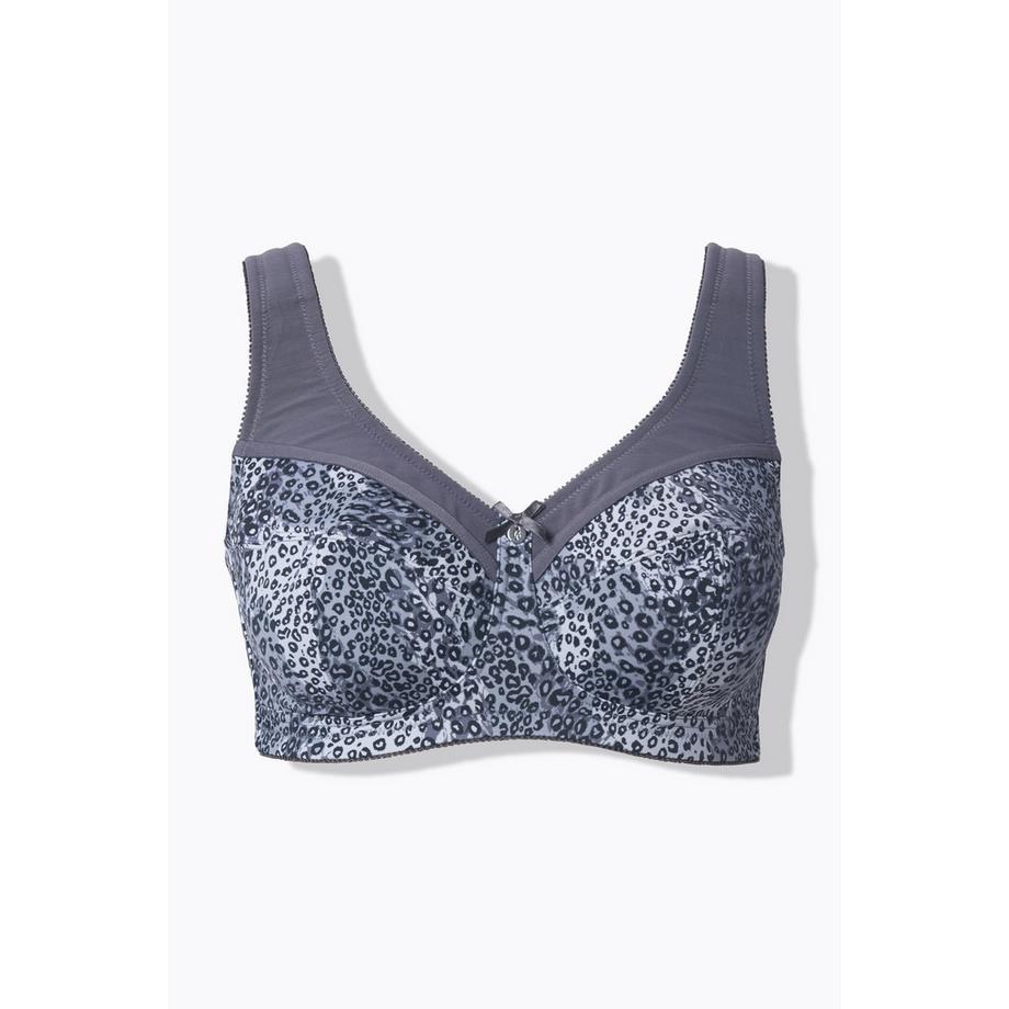 Ulla Popken Entlastungs-BH ohne Bügel Animal Print  