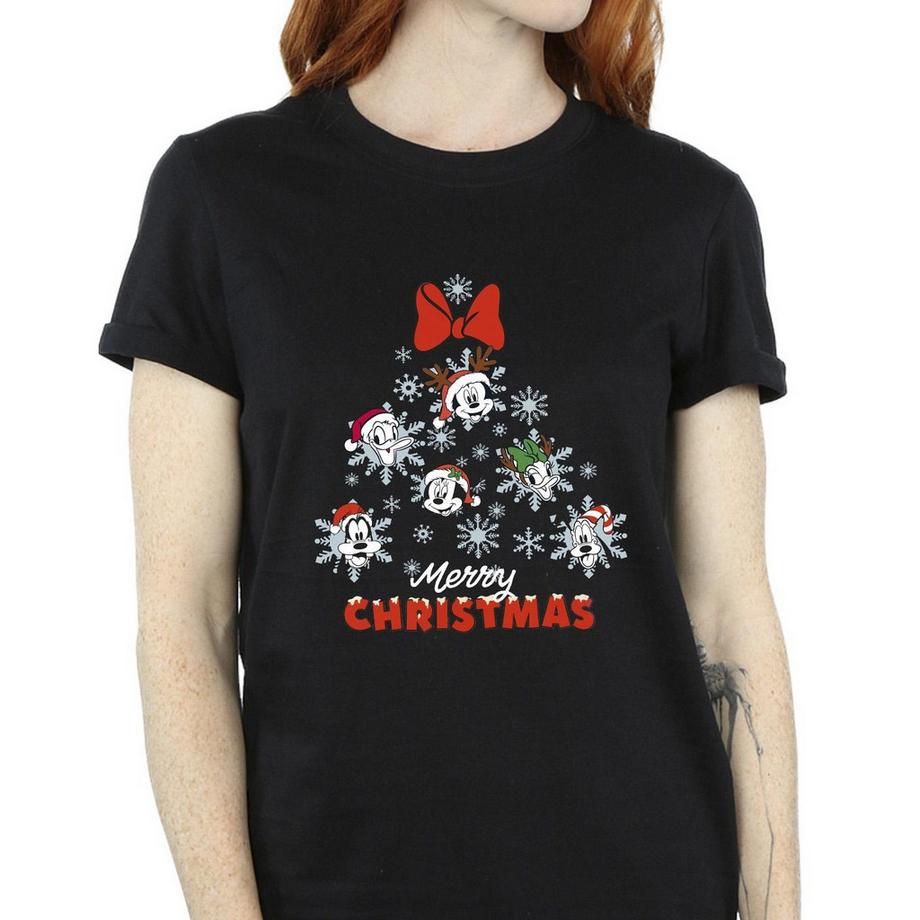 Disney Mickey Mouse and Friends Weihnachtsbaum T-Shirt  