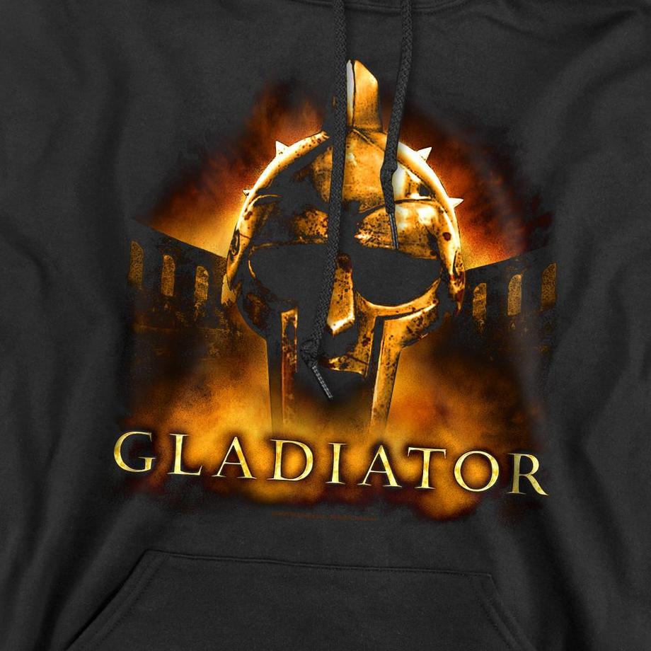 Gladiator My Name Is Felpa Con Cappuccio  