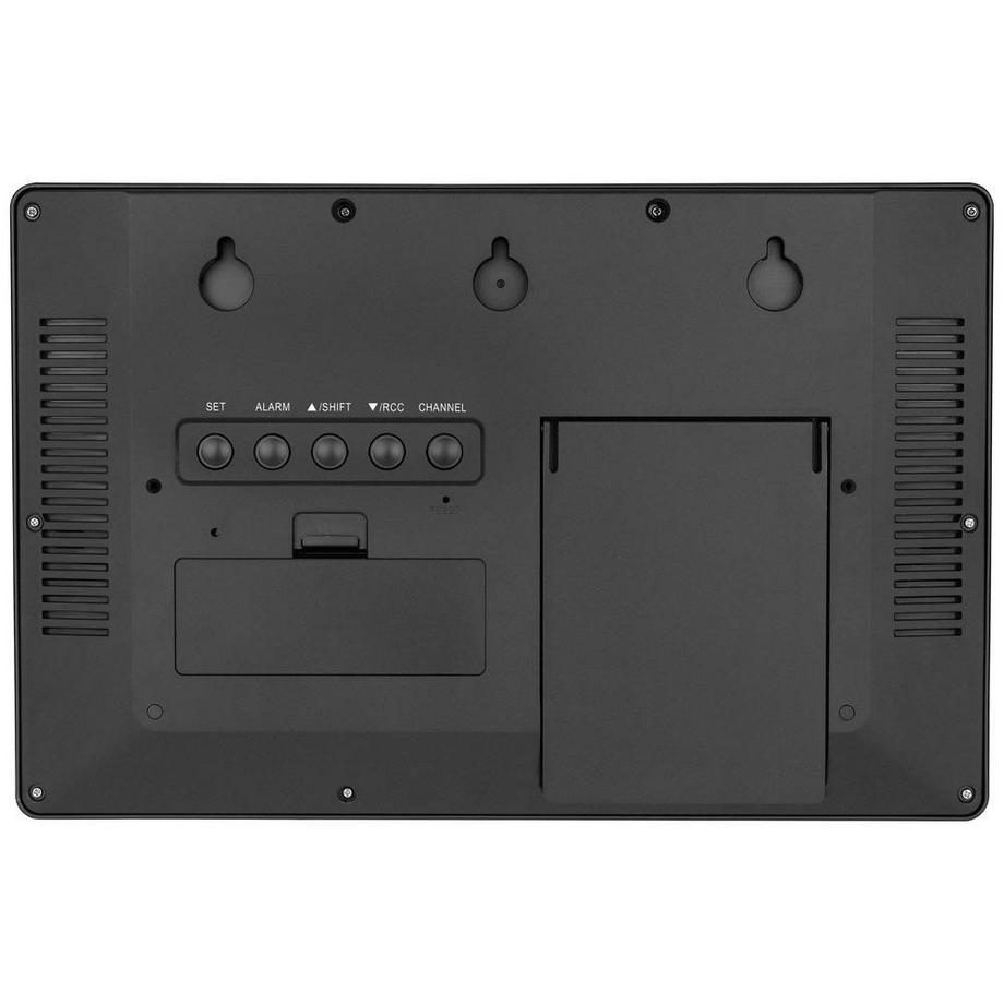 TFA Dostmann Digitale XL-Funkuhr mit Sonnenaufgang und Sonnenuntergang  