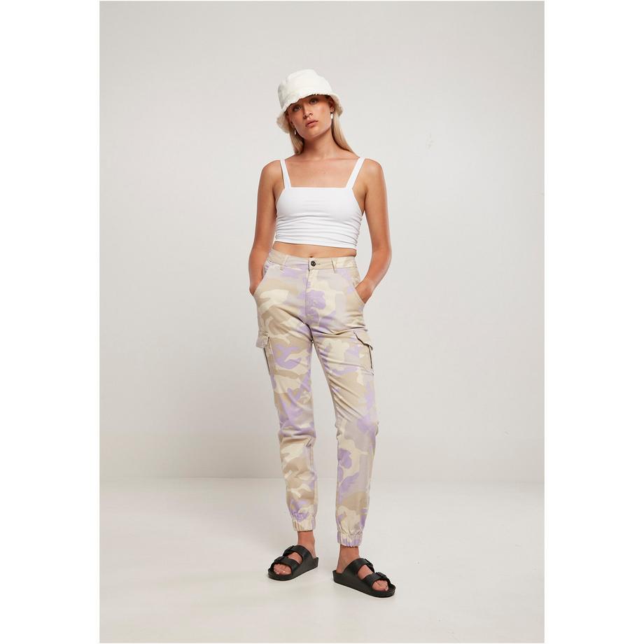 URBAN CLASSICS Pantaloni Cargo Camouflage Donna  