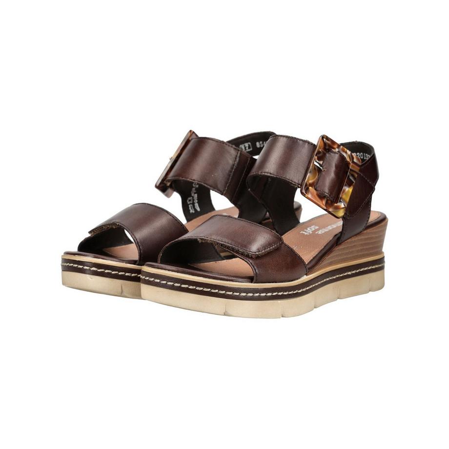 Remonte Keilsandalette mit Klettverschluss  