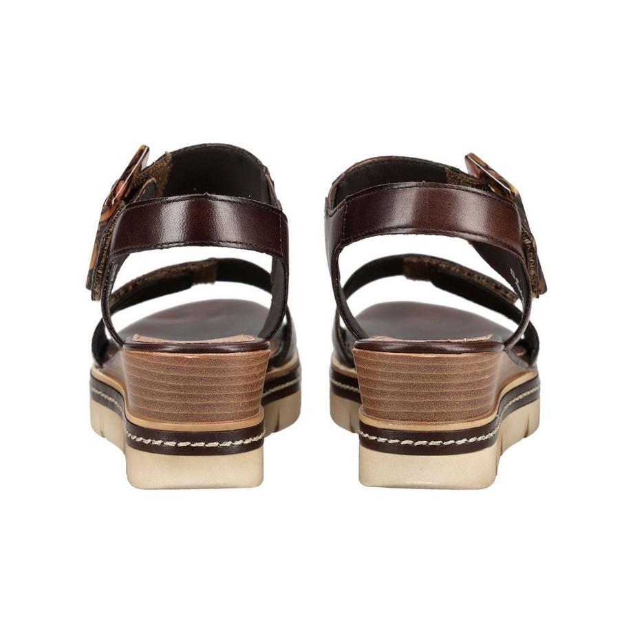 Remonte Keilsandalette mit Klettverschluss  