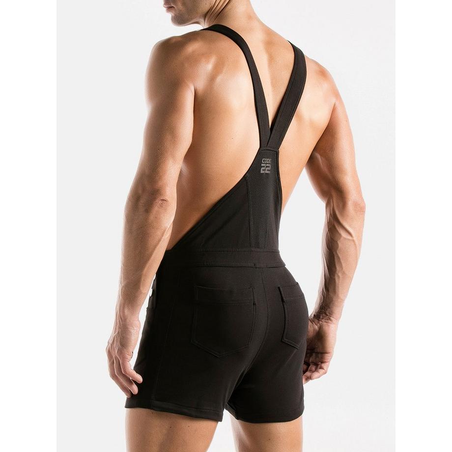 Code22  Kurze Latzhose Stretch 