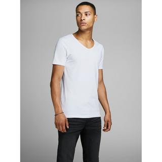 JACK & JONES V-Ausschnitt Kurzarm T-Shirt Regular Fit  