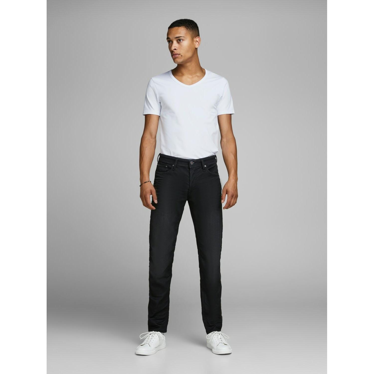 JACK & JONES V-Ausschnitt Kurzarm T-Shirt Regular Fit  