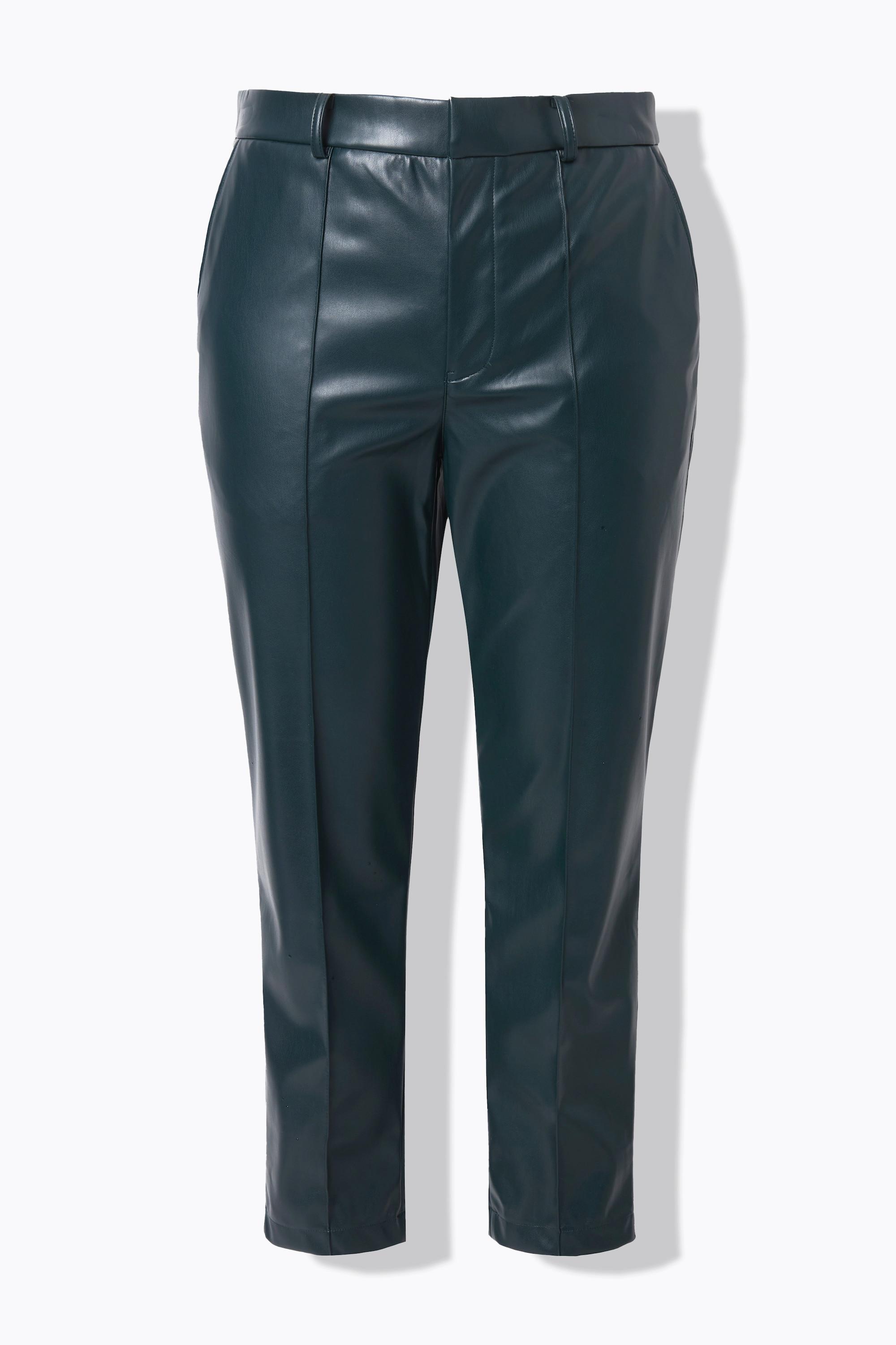 Studio Untold Fakeleder Mom Shape Biese Hose  