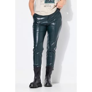 Studio Untold Fakeleder Mom Shape Biese Hose  