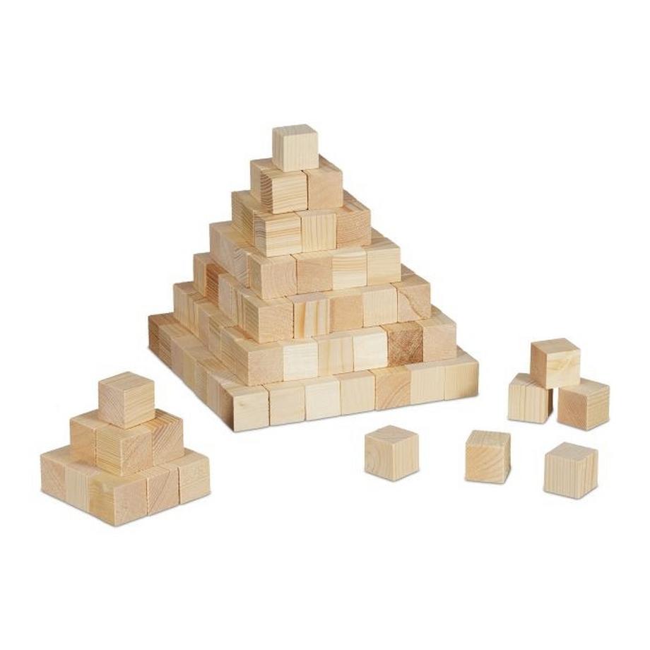 B2X  Holzwürfel 2cm Set mit 160 Stück 