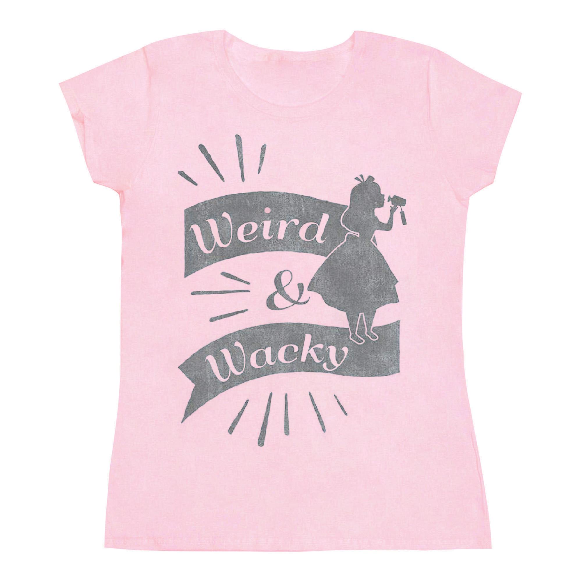 Disney  Tshirt ALICE IN WONDERLAND WEIRD AND WACKY 