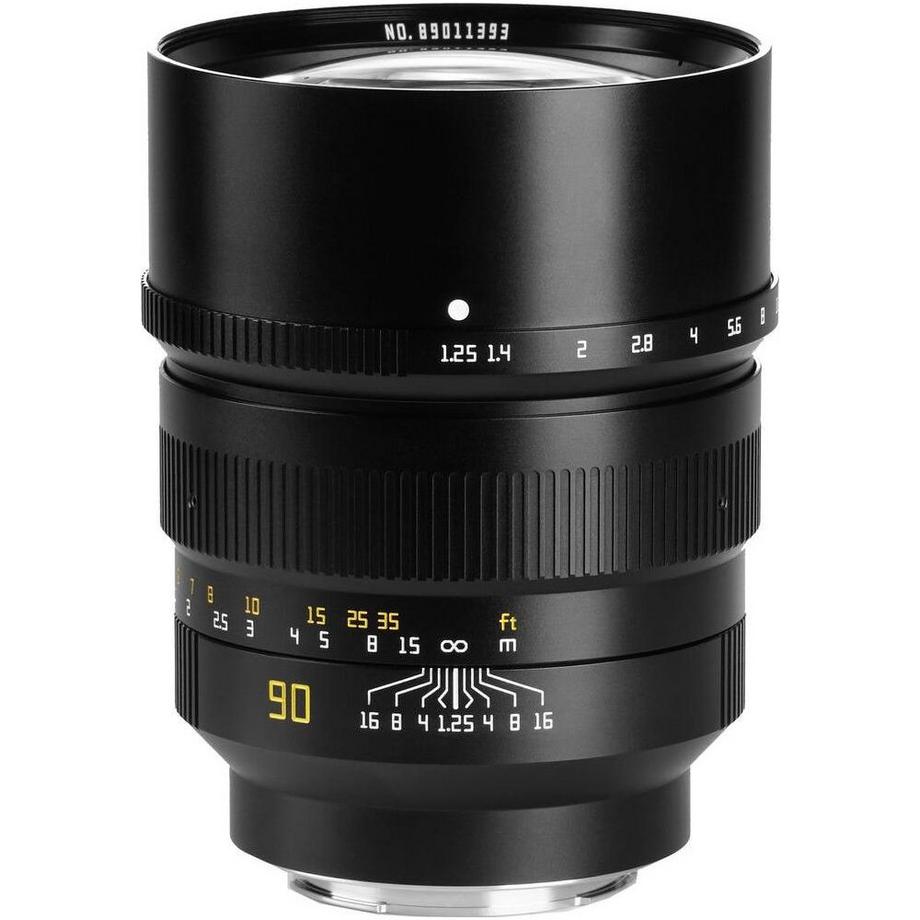 TTARTISANS  TTArtisan 90mm F1.25 MILC Obiettivi standard Nero 
