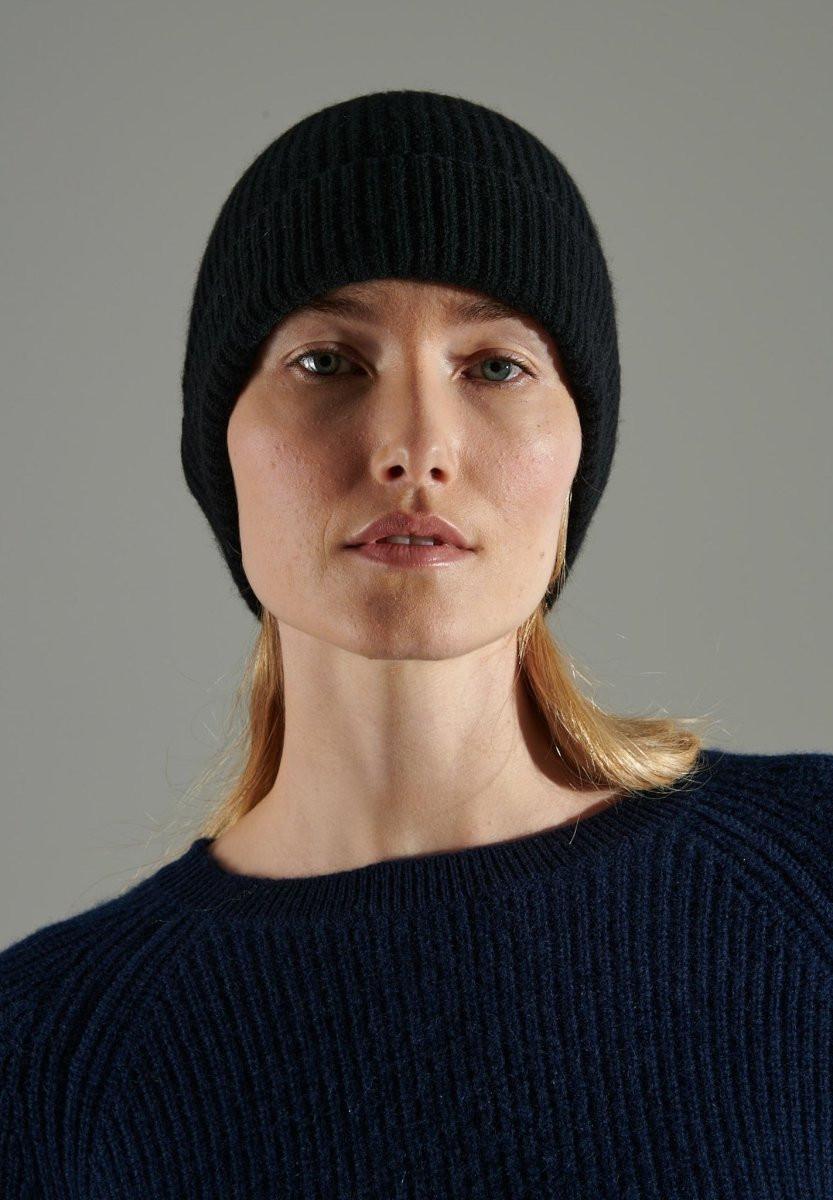 Studio Cashmere8 UNI 11 Beanie 4 fili Cashmere a Coste Inglesi  