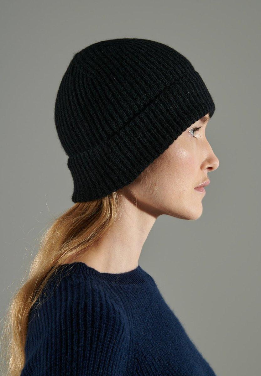 Studio Cashmere8 UNI 11 Beanie 4 fili Cashmere a Coste Inglesi  