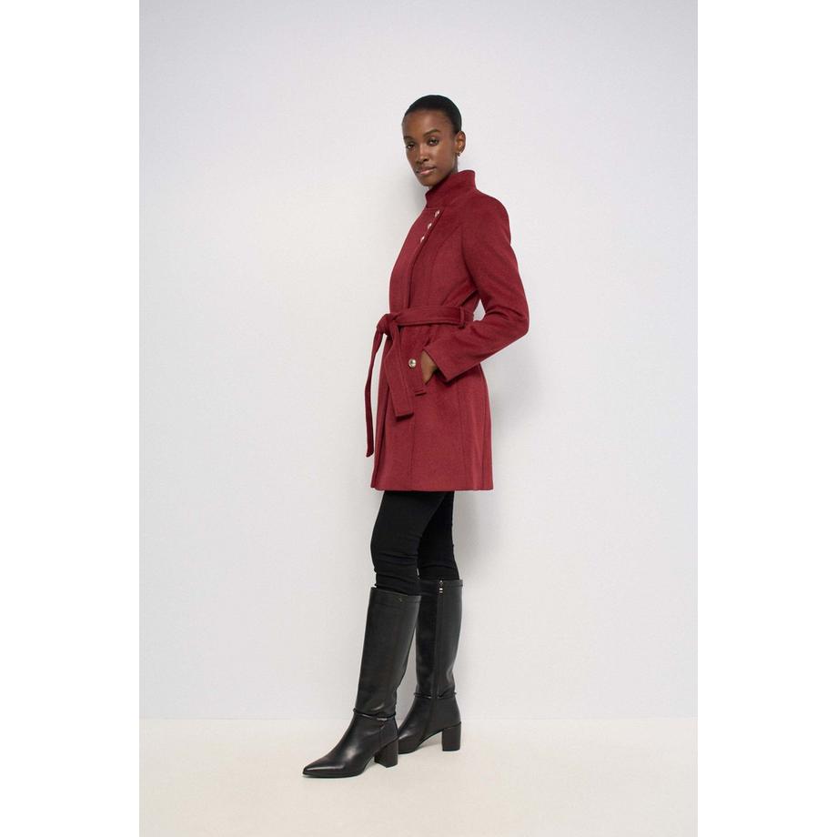Salsa  Manteau en laine Button Detail 
