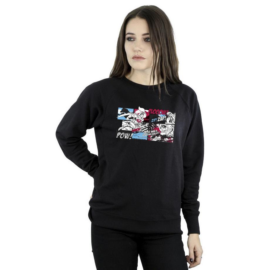 DC COMICS Bedrucktes Rundhals Sweatshirt  