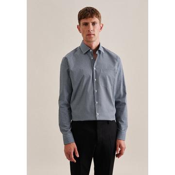 Chemise Business Regular Fit Manche longue Carreaux