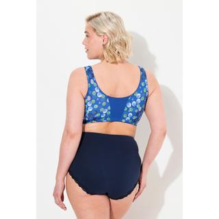 Ulla Popken  Soutien-gorge de maintien, fermeture à l'avant, motif à pois, bonnet C-F 