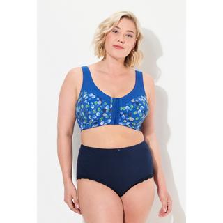 Ulla Popken  Soutien-gorge de maintien, fermeture à l'avant, motif à pois, bonnet C-F 