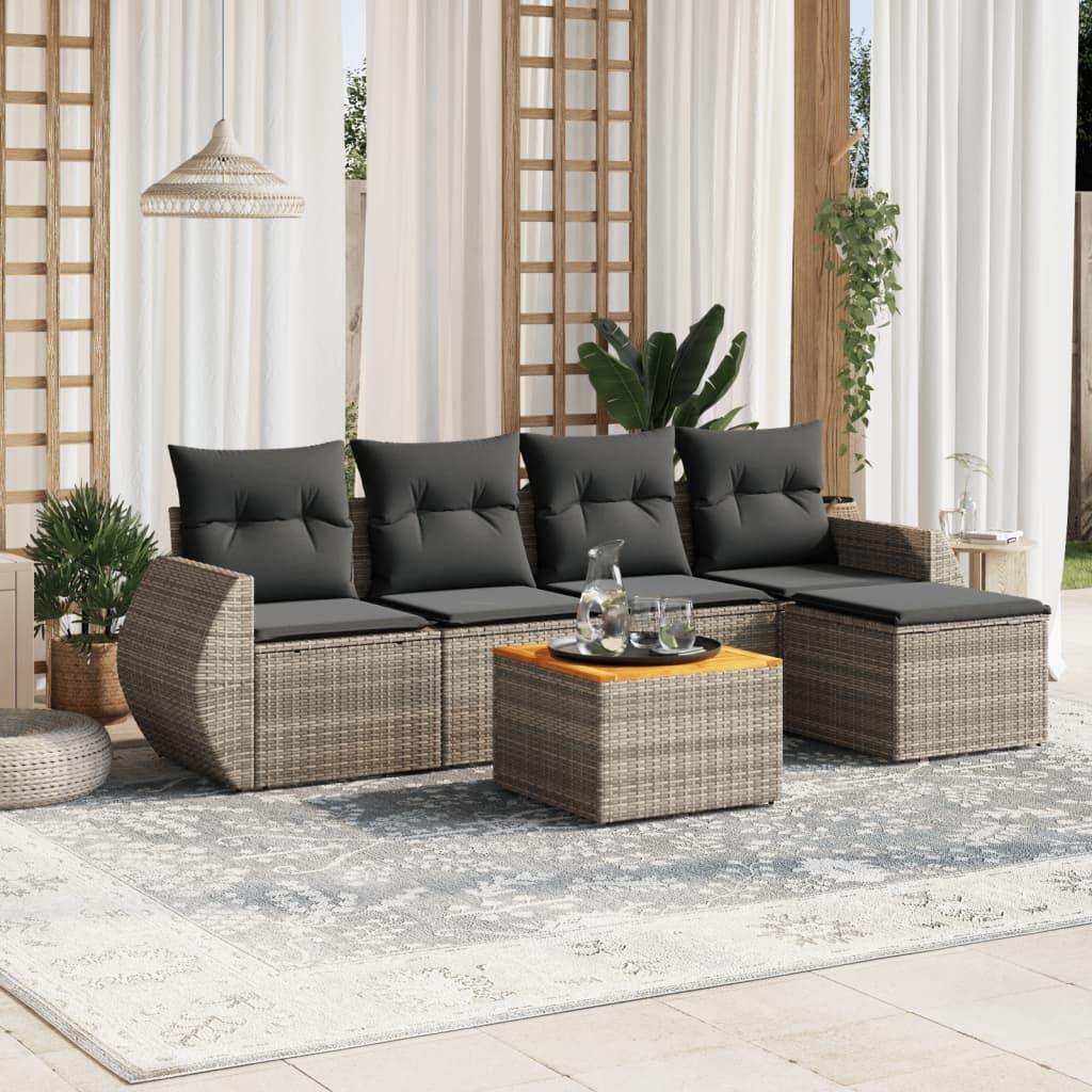 VidaXL Garten sofagarnitur poly-rattan  