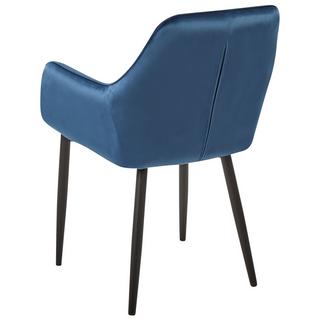 Beliani Set di 2 sedie da pranzo en Velluto Moderno WELLSTON  