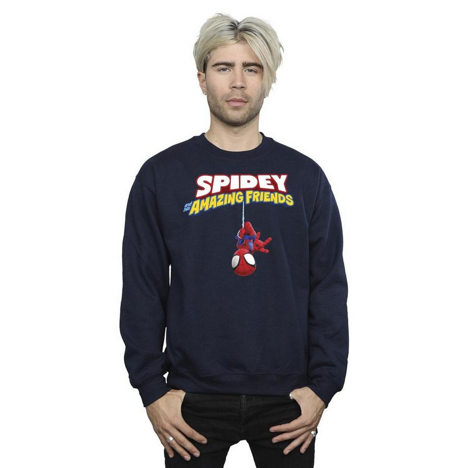 MARVEL Spidey and His Amazing Friends Hanging Upside Down Sweatshirt  