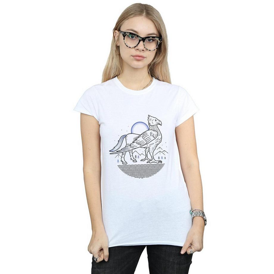 Harry Potter Buckbeak bedrucktes T-Shirt  