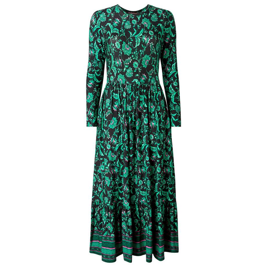 Joe Browns Boho Jerseykleid mit floralem Bordürenmuster  