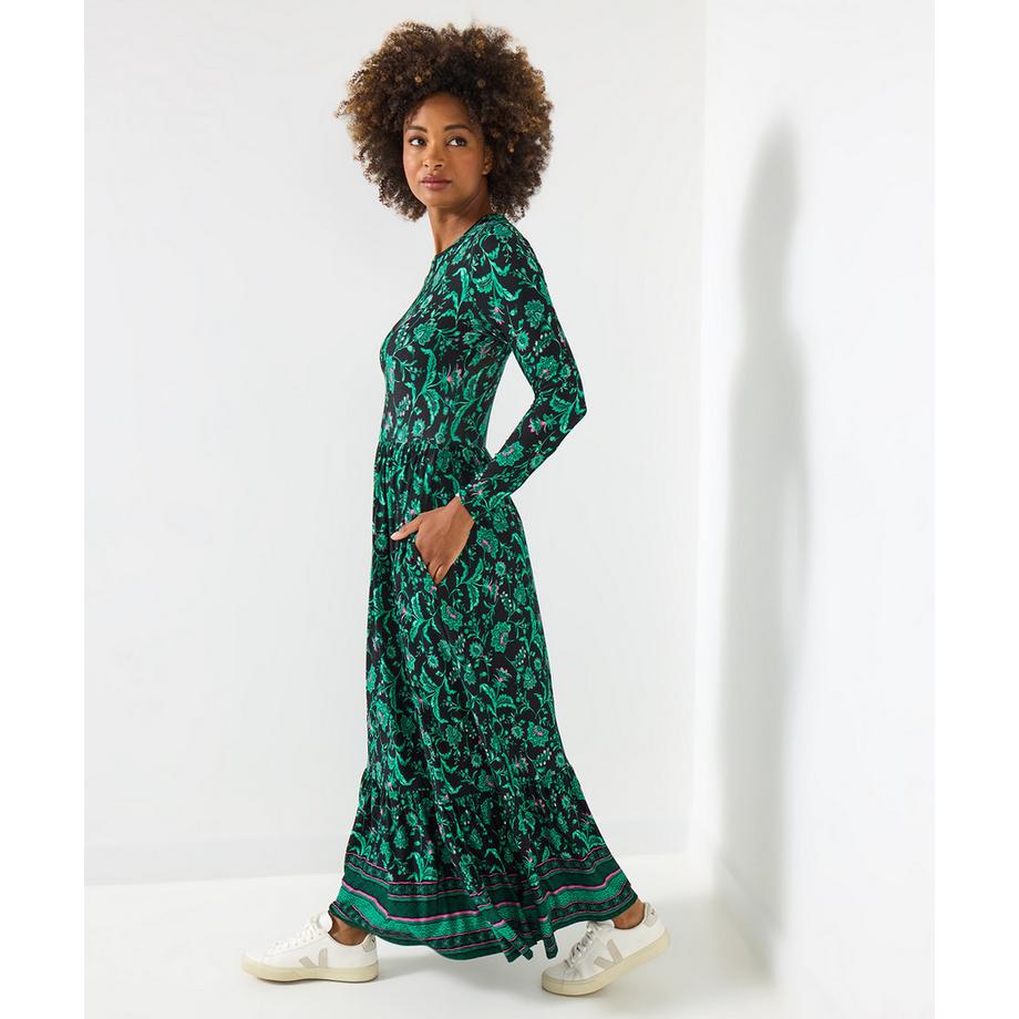 Joe Browns Boho Jerseykleid mit floralem Bordürenmuster  