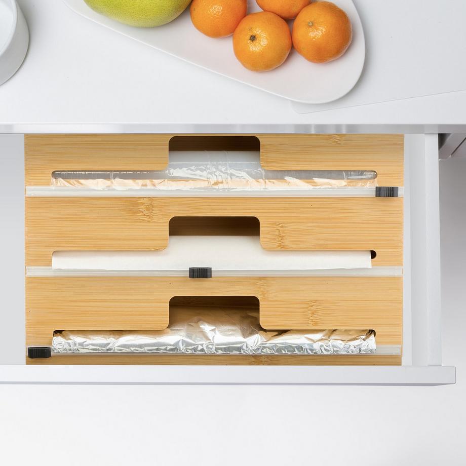 Northix Distributore di pellicola in bambù  