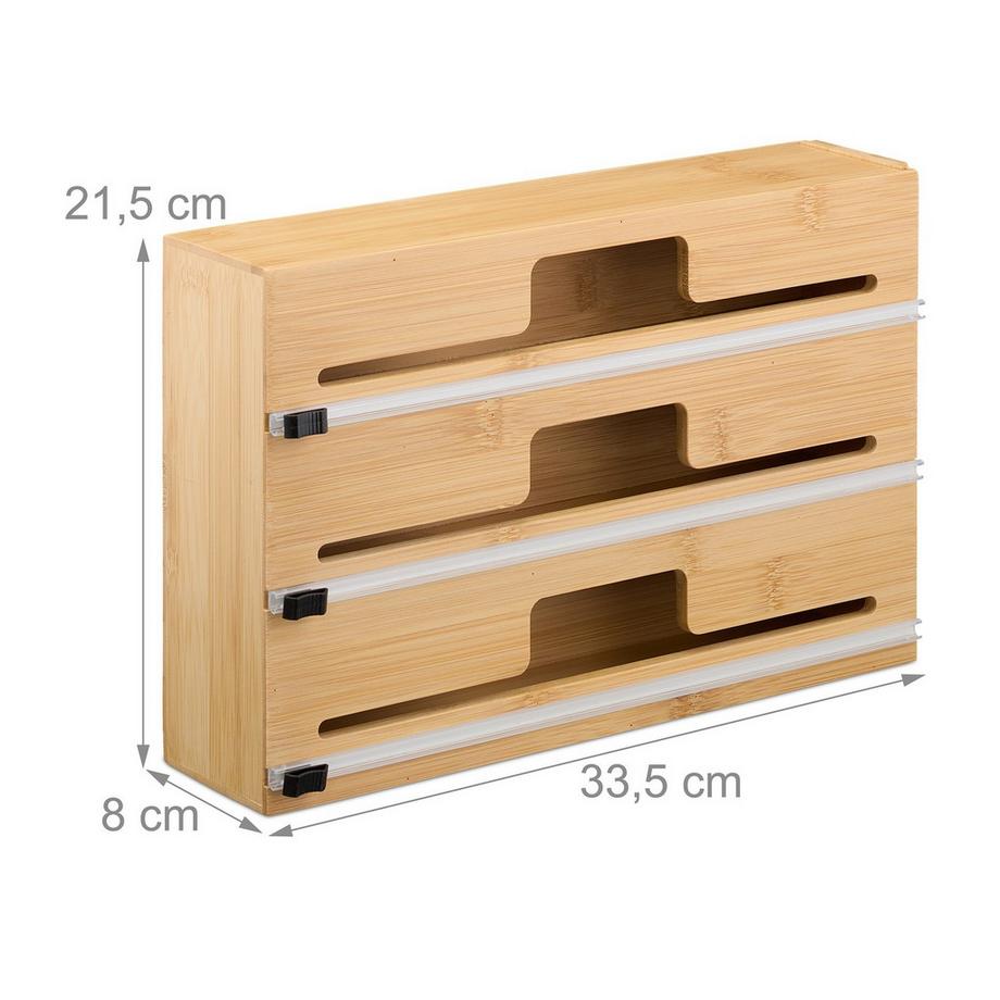 Northix Distributore di pellicola in bambù  