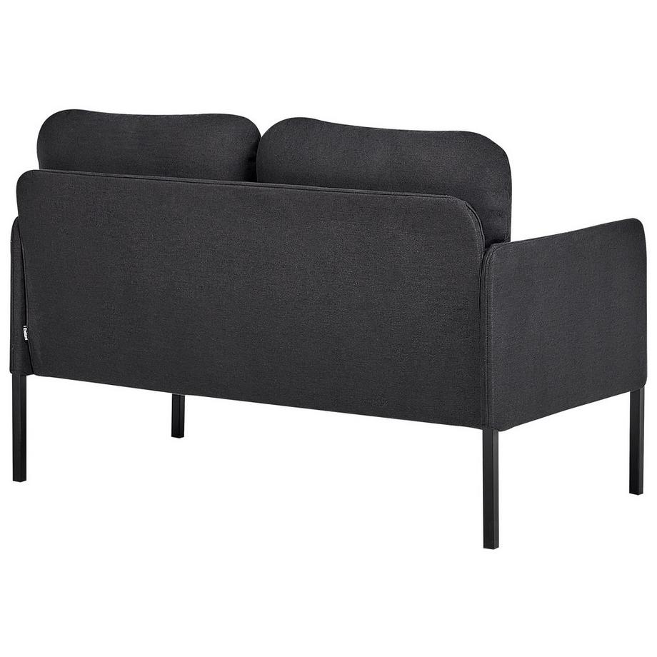 Beliani Canapé 2 places en Tissu Rétro LAHTI  