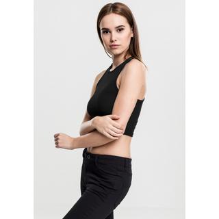 URBAN CLASSICS  crop top donna urban claic rib 