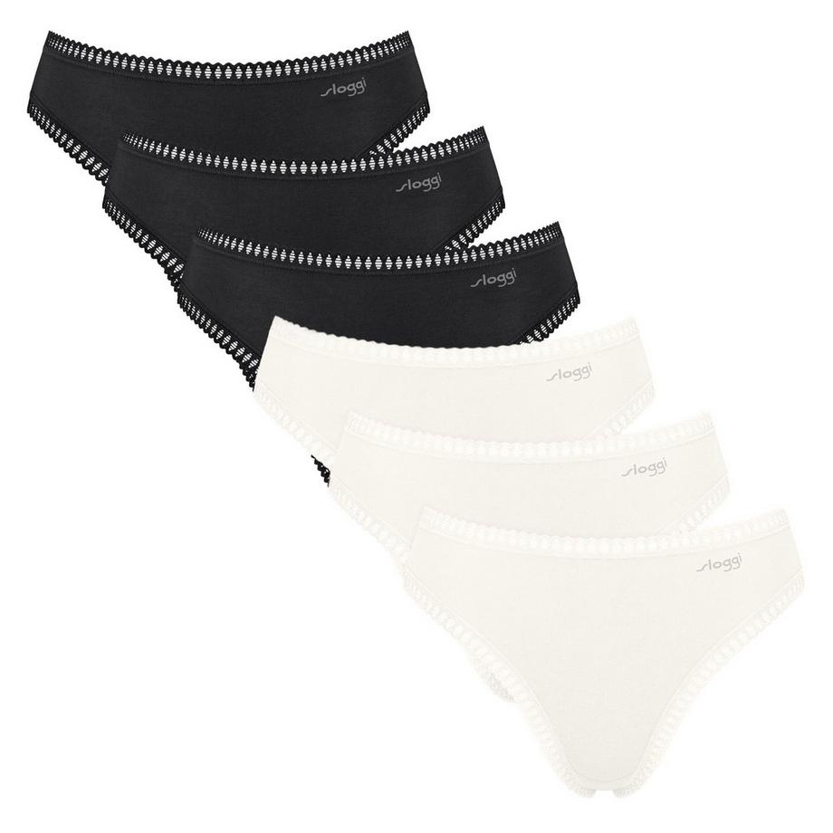 Slip  Pack de 6 Confortable à porter-GO Crush High leg C6P
