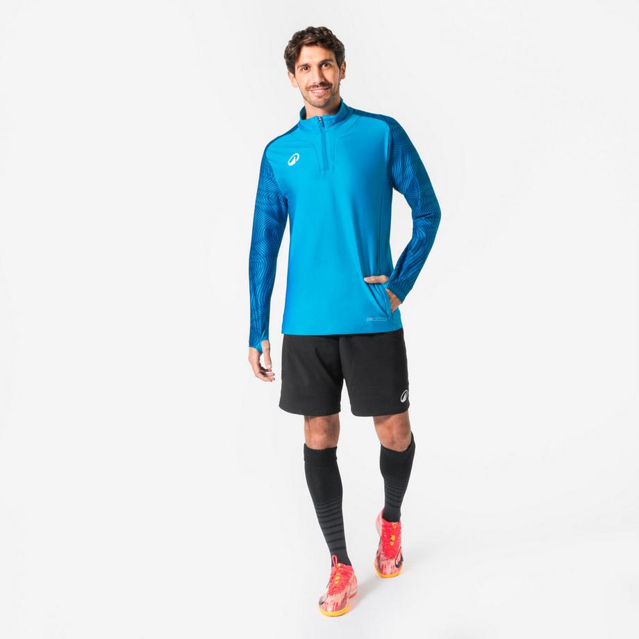KIPSTA  Sweatshirt Viralto Wavy Club 1/2-RV azurblau 