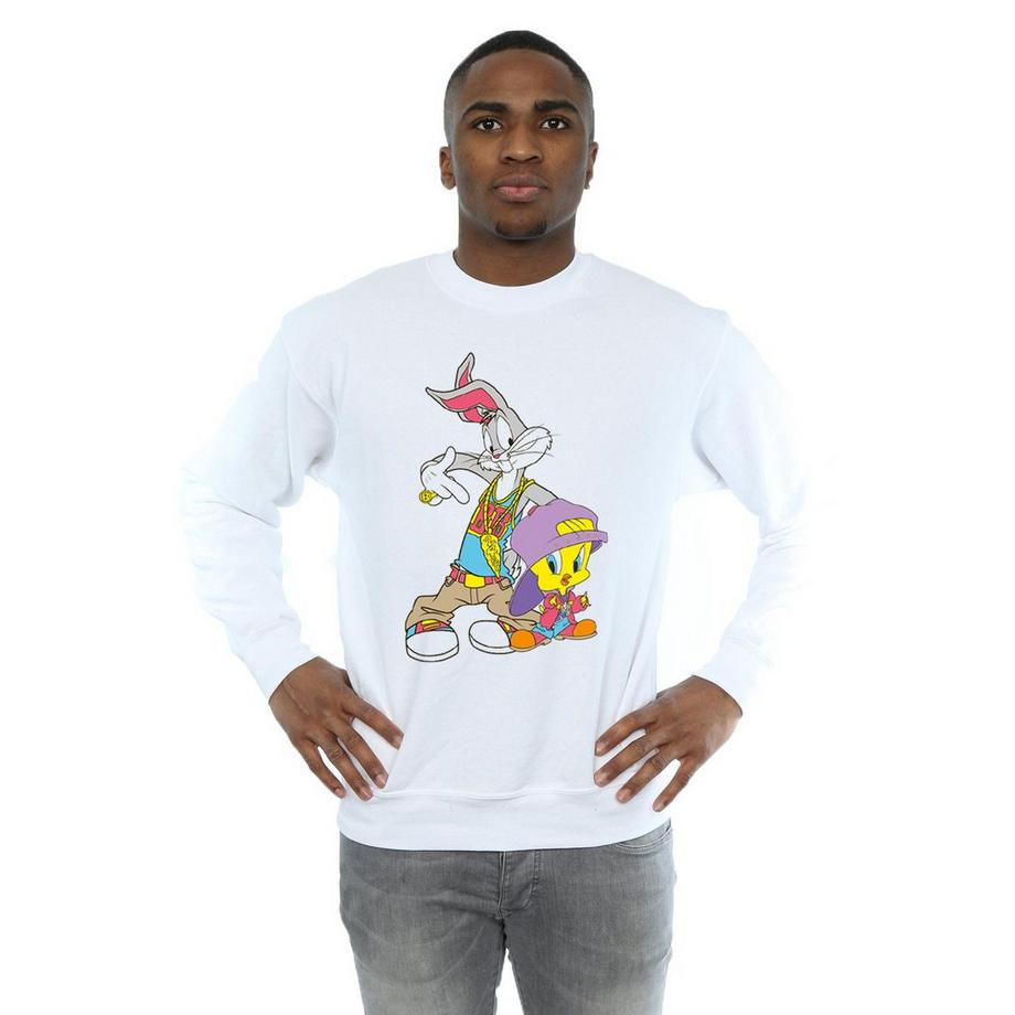 LOONEY TUNES Bugs Bunny Tweety Bird Sweatshirt  