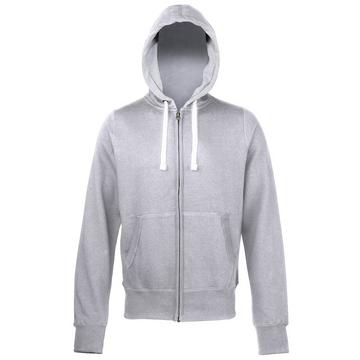 Sweatshirt à capuche et fermeture zippée