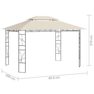 VidaXL gazebo Tessuto  