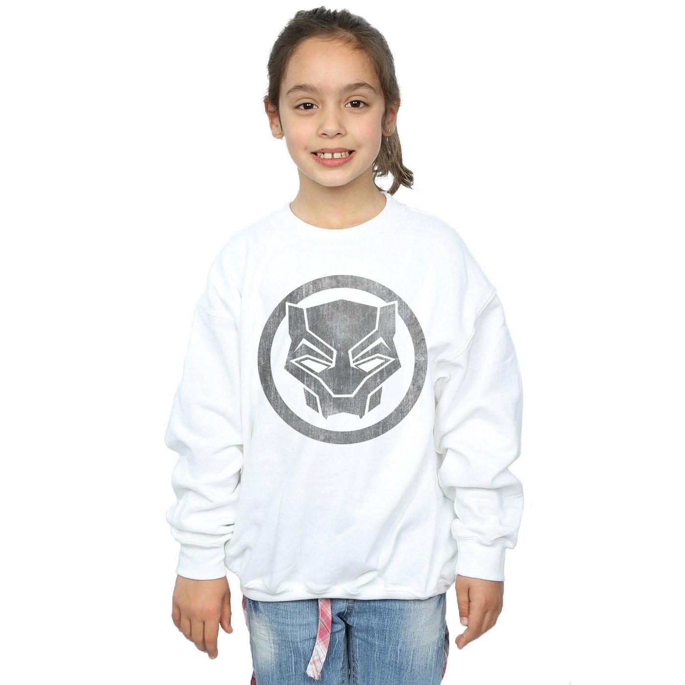 MARVEL  Sweat BLACK PANTHER DISTRESSED ICON 