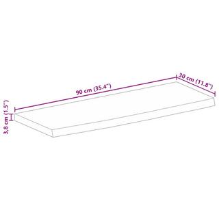 VidaXL piano per tavolo Legno  