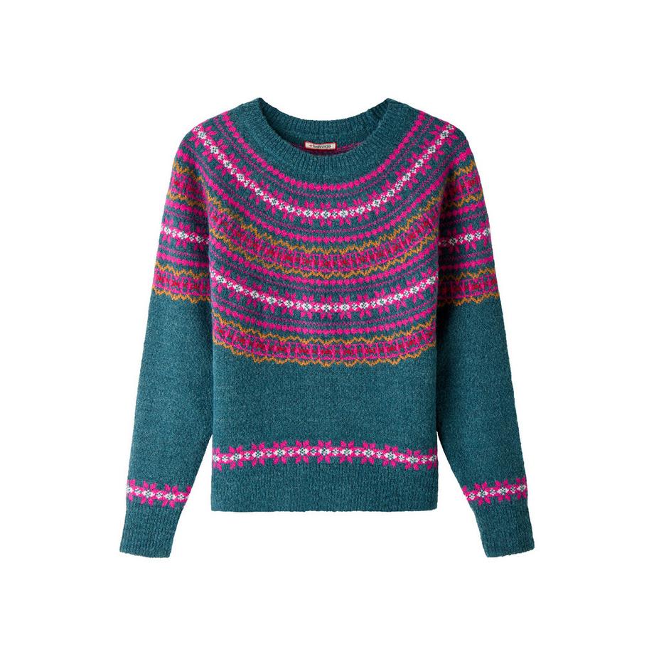 Joe Browns Pull Jacquard Fair Isle Balades d'Hiver  