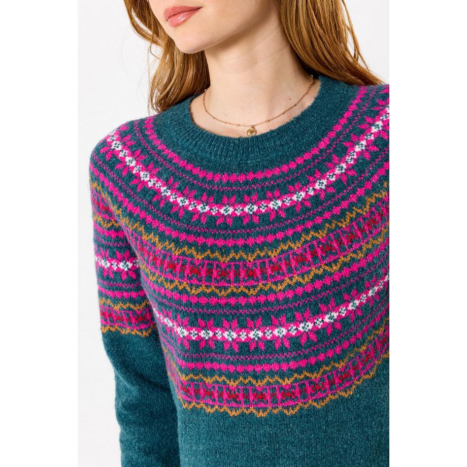 Joe Browns Pull Jacquard Fair Isle Balades d'Hiver  
