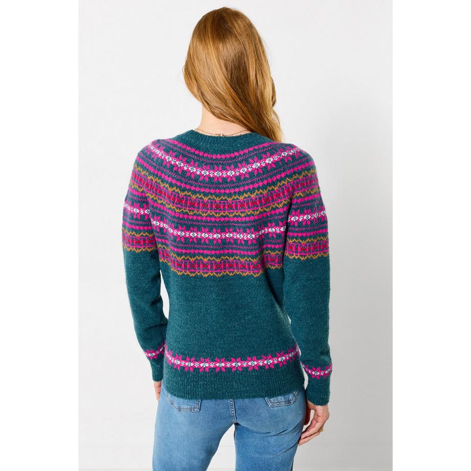 Joe Browns Pull Jacquard Fair Isle Balades d'Hiver  