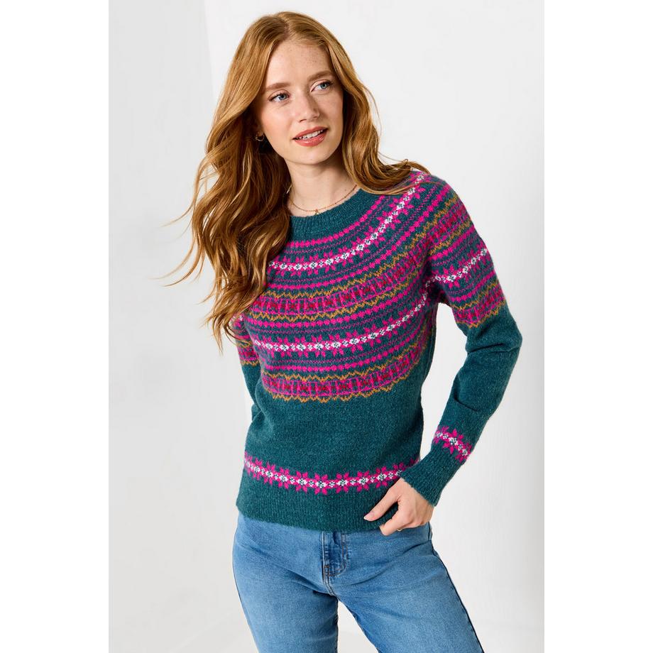 Pull Jacquard Fair Isle Balades d'Hiver
