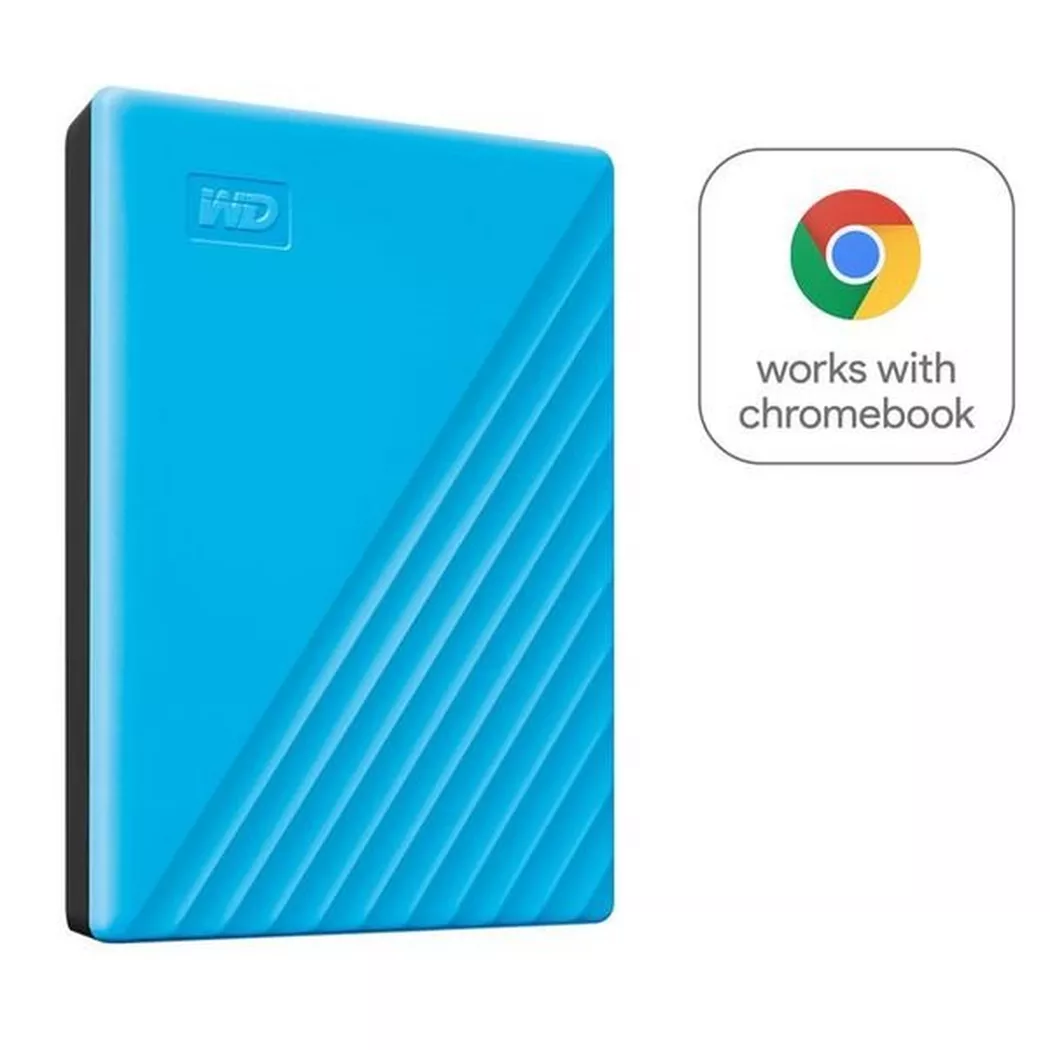 Western Digital -  My Passport Externe Festplatte 2000 GB, Blau, 2 TB